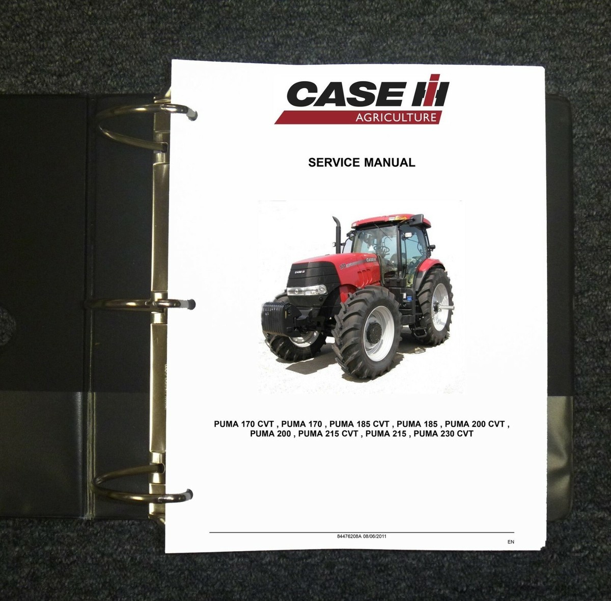 Case IH Puma 215 CVT Puma 215 Tractor Shop Service Repair Manual