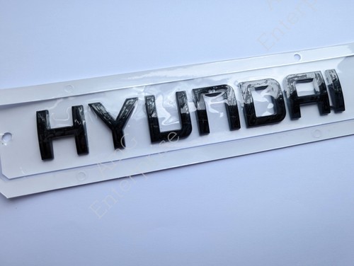 Juego de letras de insignias de coche portón trasero negro brillante para Hyundai Tucson Dechrome - Imagen 5 de 5
