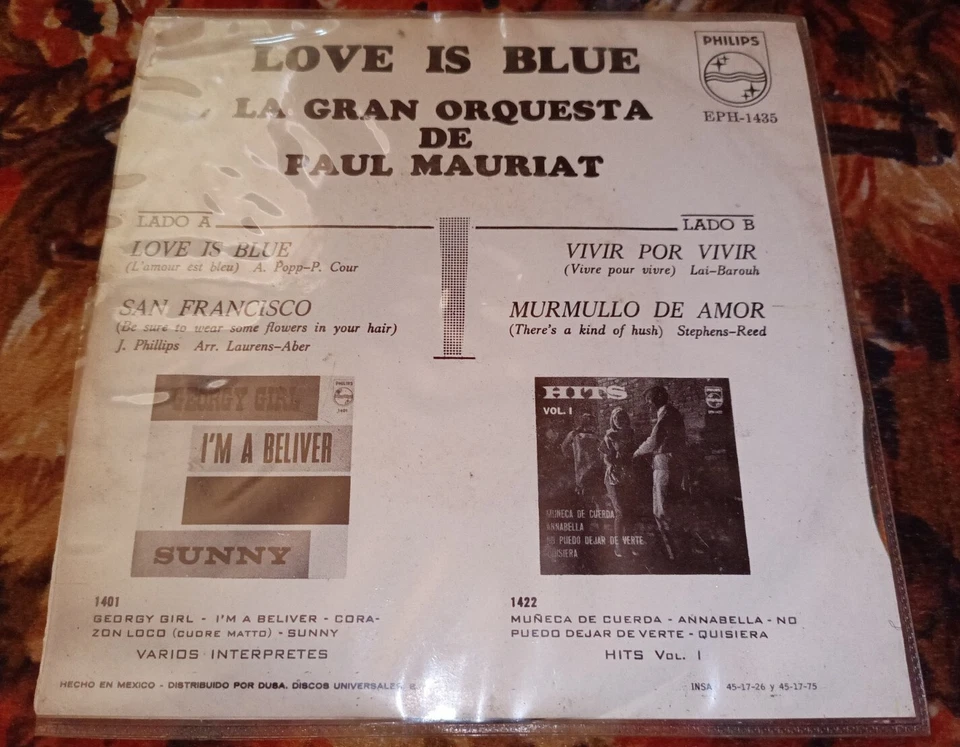 PAUL MARUIAT  Blooming Hits  EP   1967 U.S.  stereo   Easy Listening  Groovy!  - Изображение 3 из 3