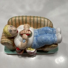 Handcrafted Butter Dish with Lid  Ceramic Butter Dish Large 8” Long