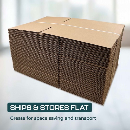 11 x 7.5 x 4 Corrugated Cardboard Boxes, Pack of 25 Shipping, Packaging, Moving - Imagen 5 de 7