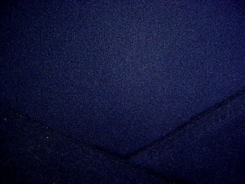 14-3/4Y KRAVET SMART 36110 NAVY BLUE HEAVY FAUX WOOL UPHOLSTERY FABRIC - Picture 2 of 4