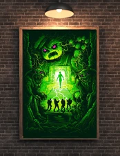 Ghostbusters Green Poster