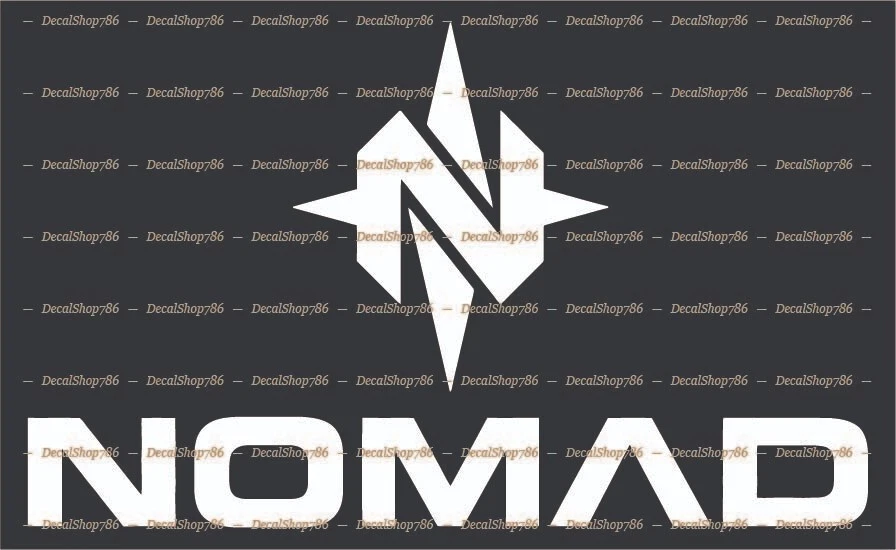 NOMAD Apparel & Gear I - Outdoor Sports - Car Vinyl Die-Cut Peel N' Stick Decals