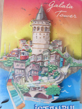 Authentic Turkish original fridge magnet from Turkey, Istanbul