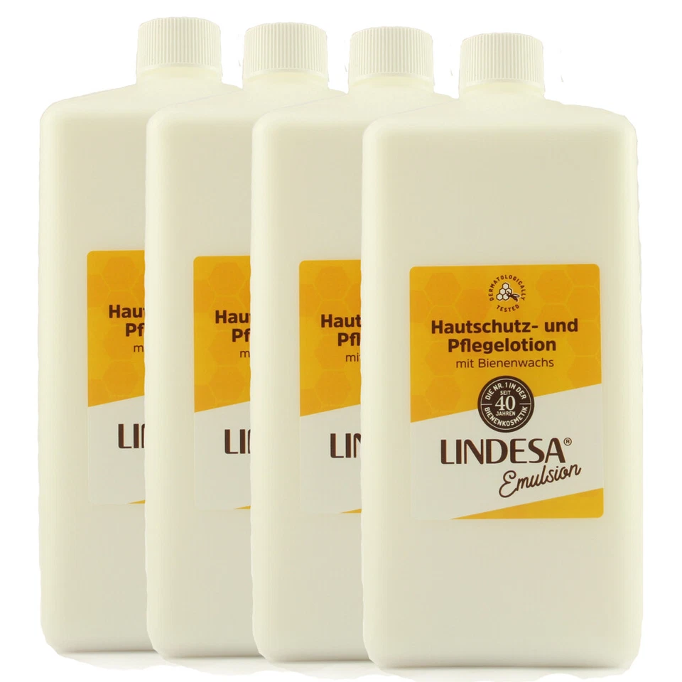 LINDESA DR. MATZEL MEDICAL GMBH, SIMMERER STR. 7A, 50935 KÖLN DE (15,99 EUR/l) 4 Flaschen Lindesa Emulsion O/W (1000ml)