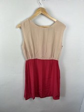 Sophie Hulme 100% Silk Dress Pink And Peach A Line Medium