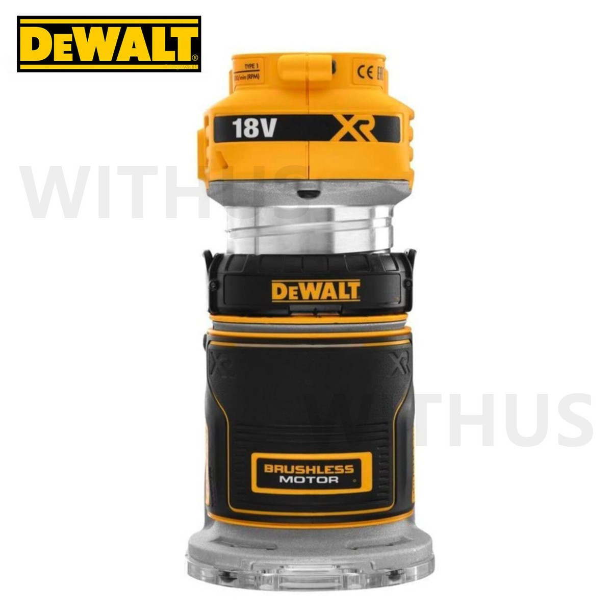 Dewalt DCW600N 20V XR Brushless Cordless Compact Router Bare