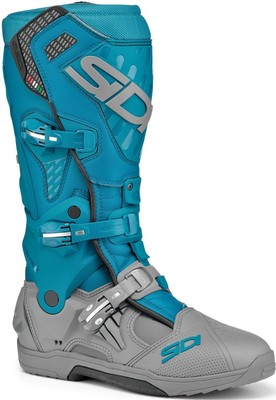 Sidi Crossair Mens MX Offroad Boots Gray/Petrol