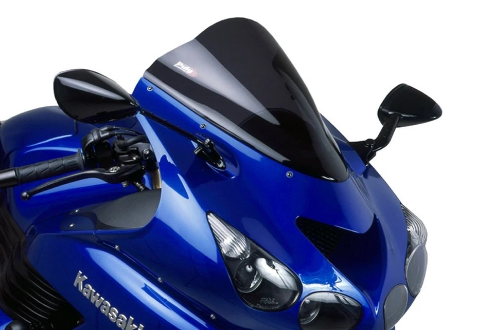 For Kawasaki Ninja ZX14R 2012-2018 Puig 4057V R-Racer Windscreen Foto 2 de 2