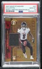 2021 Gold Standard Newly Minted Memorabilia 75/299 Kyle Pitts PSA 10 GEM MT n0c