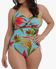 Fantasie Pichola Underwire Twist Front Swimsuit Adjustable Leg 32I