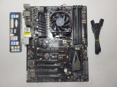 ASRock FM2A85X Extreme6 AMD A8-5600K, 4GB RAM, IO Shield #1354