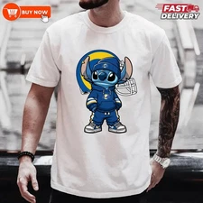 Los Angeles Rams Stitch Player Football TShirt - Full Colors, Full Size