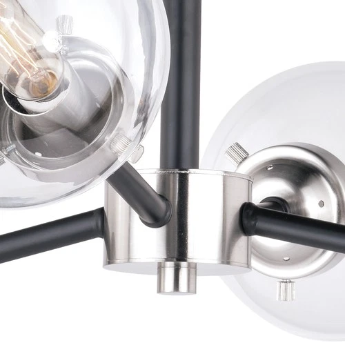 Vaxcel Lighting C0133 Orbit 4 Light 20"W Semi-Flush Ceiling - Oil Rubbed Bronze - Picture 5 of 12