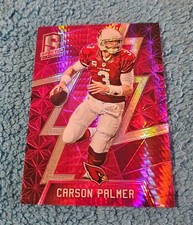 2016 Spectra Carson Palmer Arizona Cardinals Pink Prizm 8/10 #42