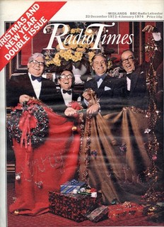 Christmas Radio Times 1973 Morecambe & Wise Two Ronnies Mike Yarwood David Niven