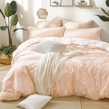 Dusty Rose Pink King Size Comforter Set - King Comforter Set, 3 Pieces Cute