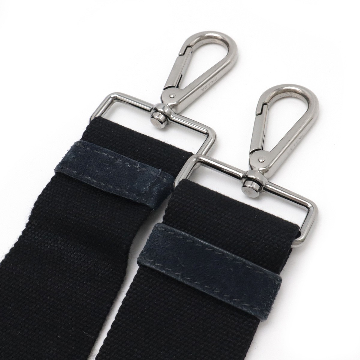 PRADA CANAPA Tote Bag 2WAY Shoulder Bag Denim Bijou Studs BLEU Indigo  from  Bou thumbnail 5