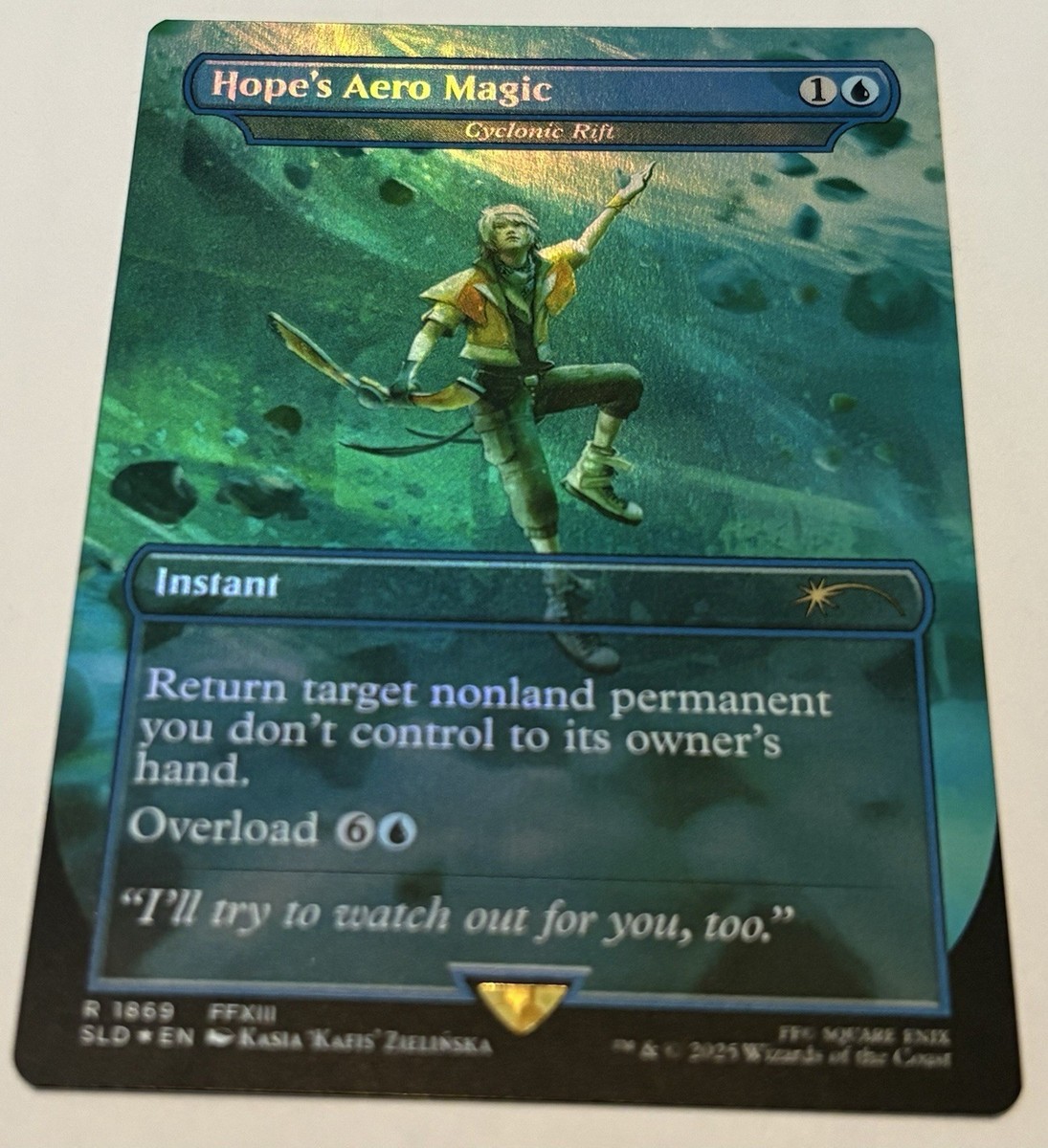 mtg ビビ　foil 🌟 Hope's Aero Magic Cyclonic Rift Rainbow 🌈 FOIL FINAL