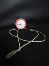ARISTO APOLLO 201 ~ STOP WATCH 1/5 TIMER ~ ORANGE w/ LANYARD ~ WORKS