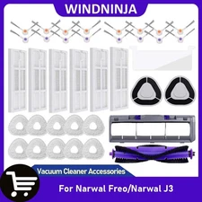 Moping Cloth HEPA Filter Main Brush Side Brush Main Brush Cover Kit Accessories