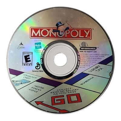 MONOPOLY PC CD - ROM 2001 * *No Tracking *Tested (Disc Only)