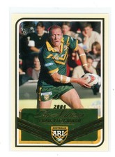 2005 Select Tradition Craig Fitzgibbon (Roosters) TRI NATIONS NRL Card # TN9