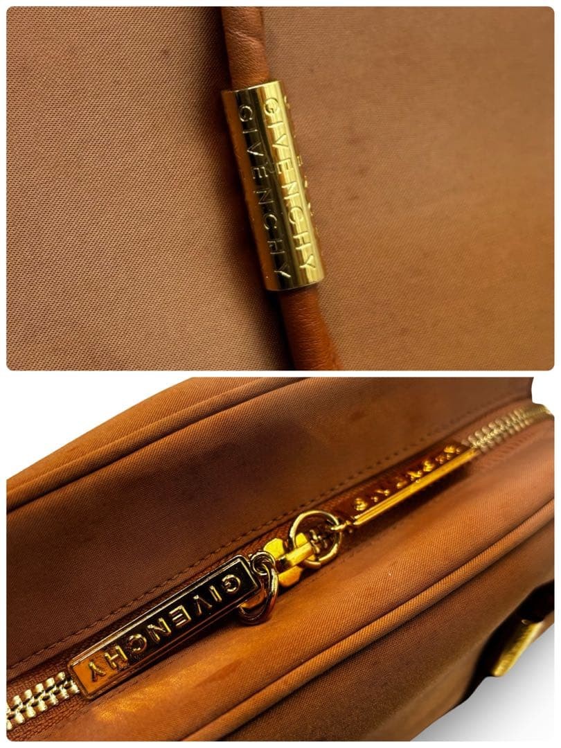 Givenchy Boston Tote Bag Hand Camel Handbag 605763 thumbnail 3