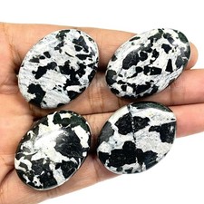 4 Pcs Natural Buffalo Jasper 32-34mm Loose Pendant Size Cabochon Gemstones Lot