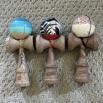 Lot Of 3 Make Waves kendama usa tj kolesnik pro model (discontinued) Sweets Htf