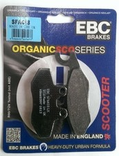 Fits PIAGGIO BEVERLY 300 350 2010 - 2015 SFA418 EBC ORGANIC REAR BRAKE DISC PAD