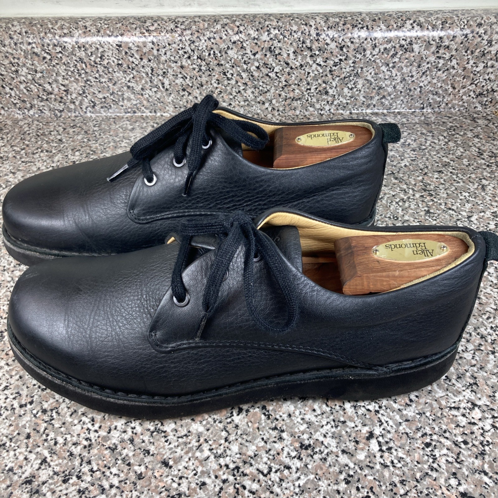 SAOLA Samuel Hubbard Free derby casual da uomo in pelle nera con suola Vibram taglia 10 5M