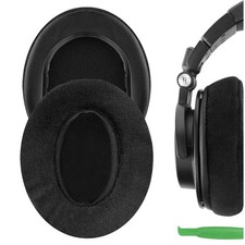 Geekria Velour Ear Pads for Audio-Technica ATH-M50X M40X M30X Headphones