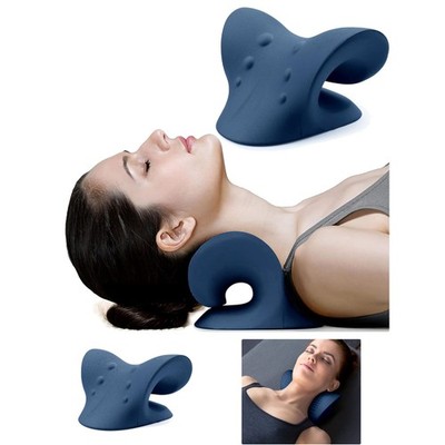 Wave-Shaped Cervical Pillow for Stiff Neck Relief - Comfortable and Easy to Use