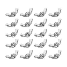 3/16"-24 dadi ad alette acciaio carbonio Twist mano serrare dado farfalla 20pz