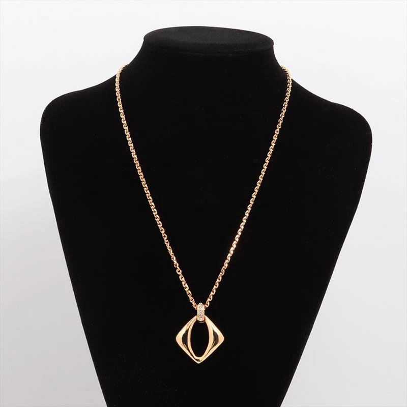 SAINT LAURENT (YSL) Collana YVES SAINT LAURENT YSL parte superiore oro W33 mm x H40 mm accessori donna