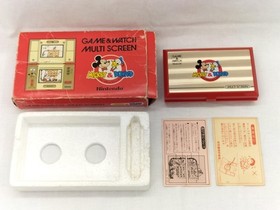 [Rare] Nintendo Game & Watch Mickey & Donald DM-53 Retro Game A3138