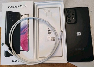 Samsung Galaxy A53 5G - 128GB - Awesome Black (Ohne Simlock) Top Zustand 