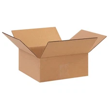 GRAINGER APPROVED 55VG16 PK 25 Shipping Box,6x6x2 in 55VG16