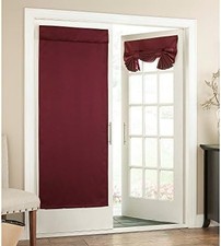 ECLIPSE French Door Curtain - Tricia 26" x 68" Tie Up Light Filtering Singl