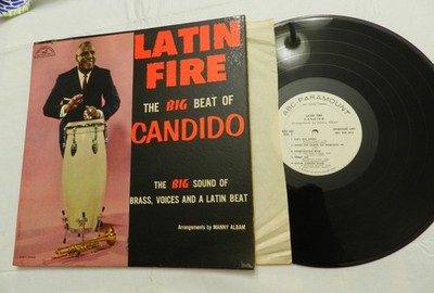 LP, Candido Latin Fire (The Big Beat Of Candido), ABC-Paramount, 1959 PROMO, VG+