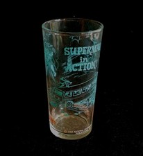 Vintage 1964 Superman In Action DC Comics Printed Drinking Glass
