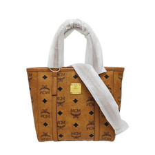 MCM Toni Classic Monogram Print Tote Crossbody Shopping Bag - Excellent #12S59OQ