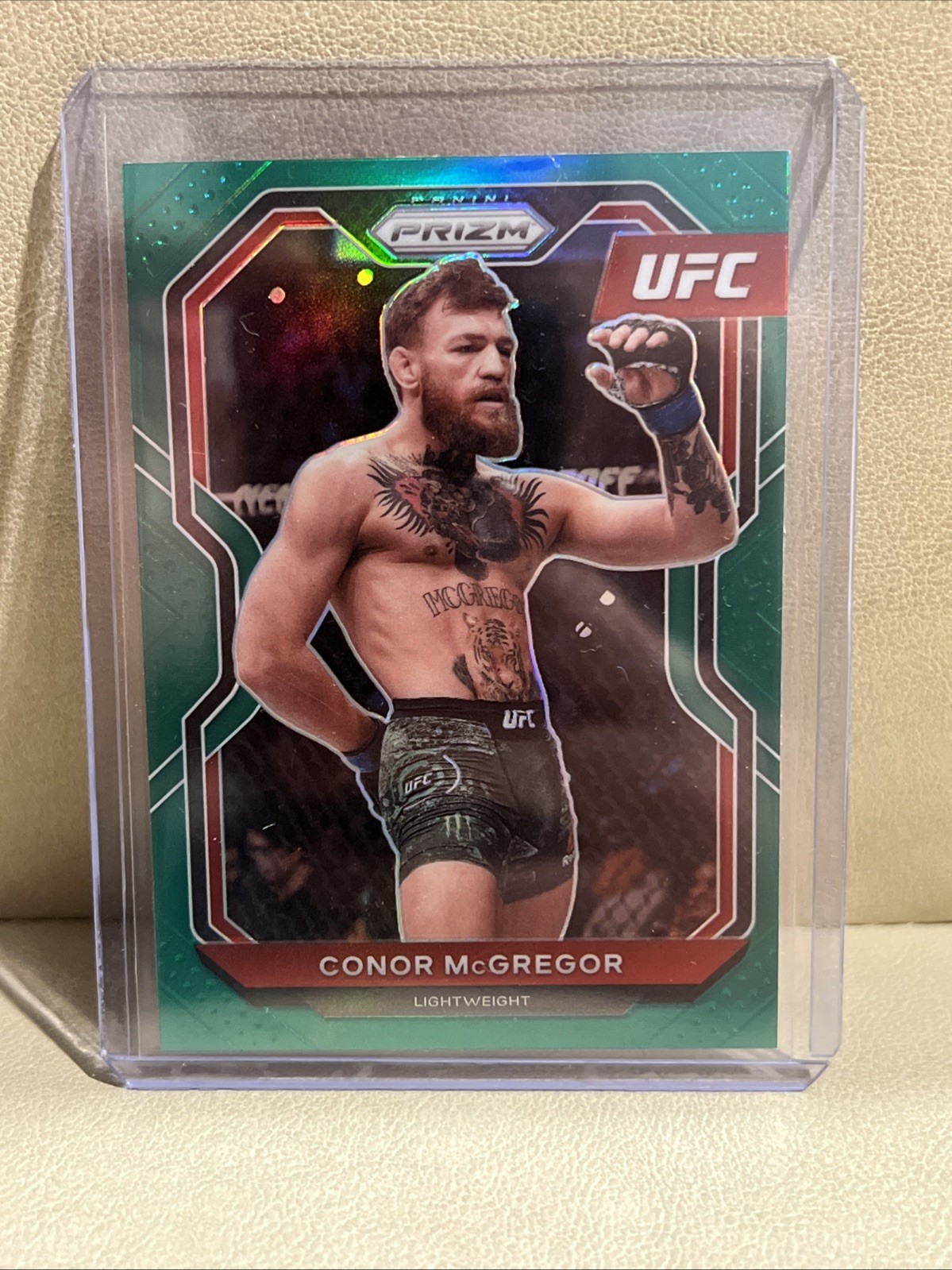 2021 Panini Green Prizm UFC #30 Conor McGregor DEBUT EDITION PRIZM RC