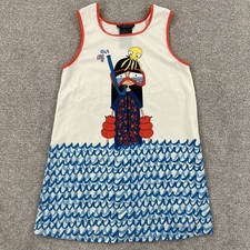 Little Marc Jacobs Dress Swim Cover Girls Size 12 Blue Waves Octopus Snorkel Fun