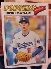 Topps Heritage 2026 Roki Sasaki #39 Los Angeles Dodgers Baseball Card