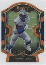 2020 Panini Select Concourse Orange Prizm Die-Cut Jordan Fuller #75 00em