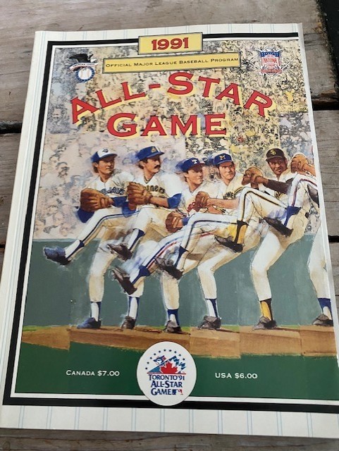 1991 MLB All-Star Game Program