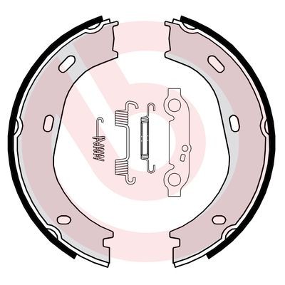 Fits BREMBO KLOCKI SZCZEKI CYLINDERKI S 50 501 BRAKE SHOES - Image 2